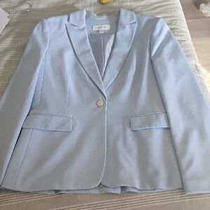 Calvin Klein Soft Blue Women's Blazer, Sz 6